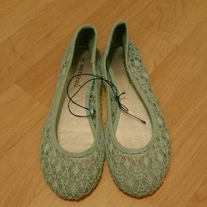 (NEW) Wetseal Mint Blue Flats